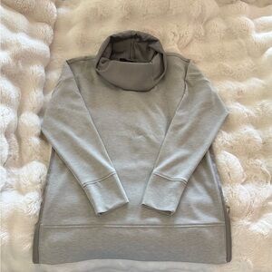 White House Black Market Light Gray Turtleneck Sweater